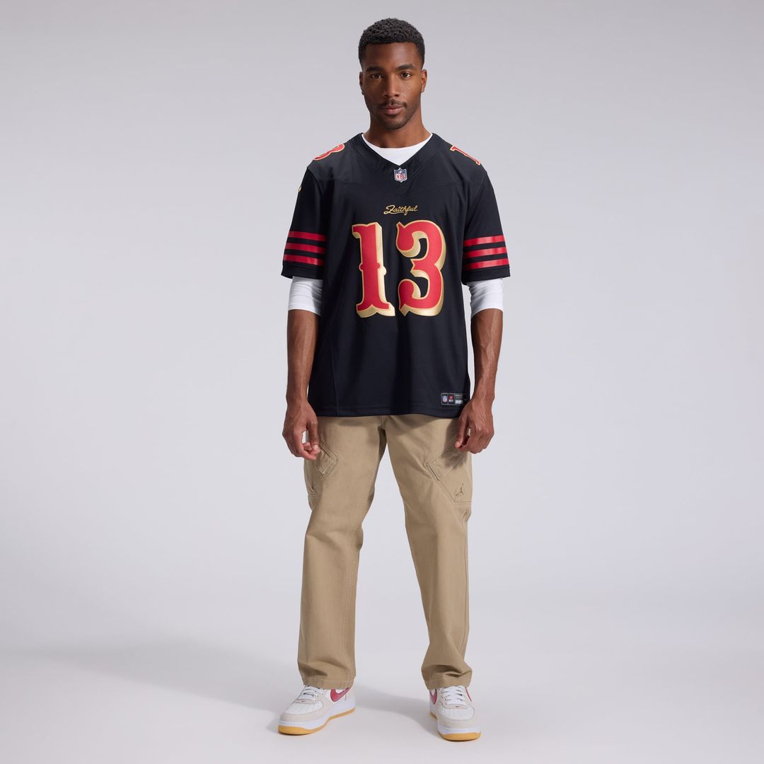 Brock Purdy San Francisco 49ers Rivalries Collection Stitched Limited Jersey - Black