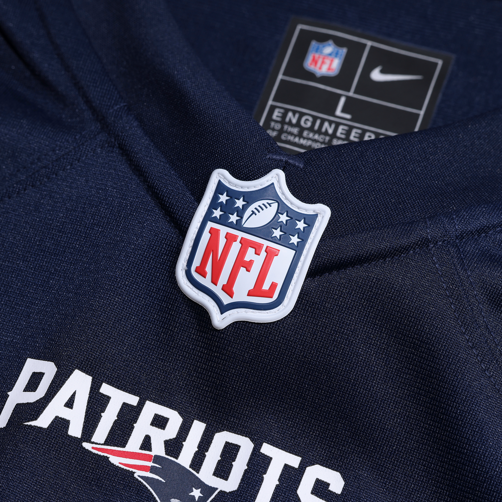 Alijah Vera-Tucker New England Patriots Game Jersey - Navy