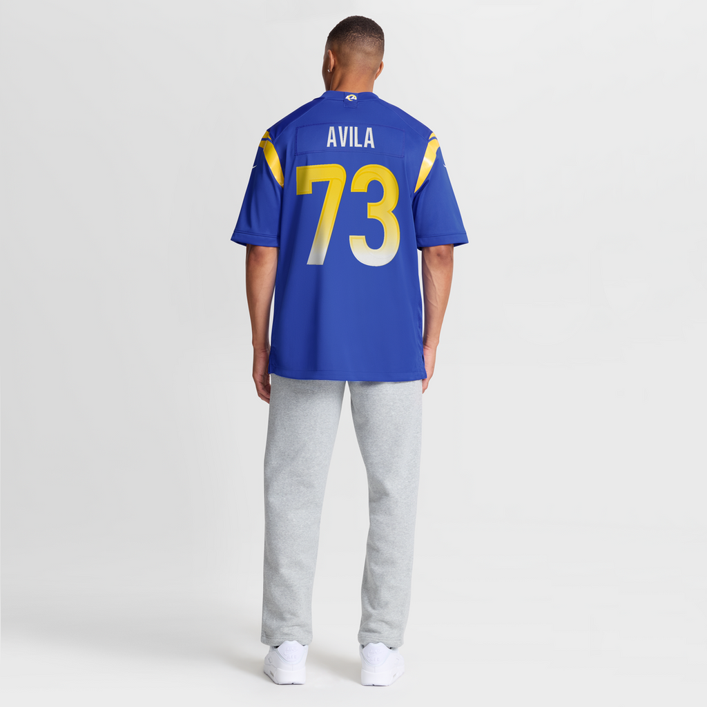 Steve Avila Los Angeles Rams Home Game Jersey - Royal Blue