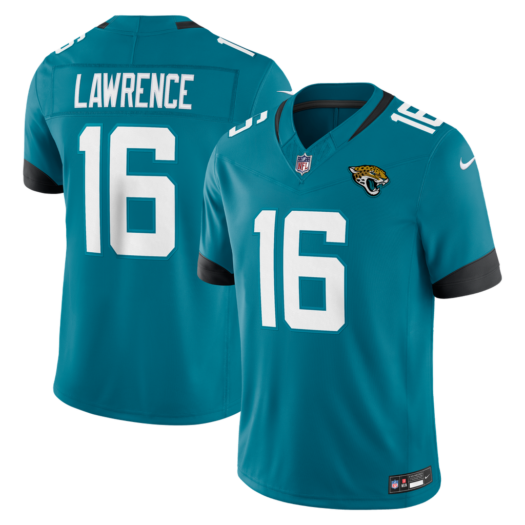 Trevor Lawrence Jacksonville Jaguars Vapor F.U.S.E. Stitched Limited Jersey - Teal