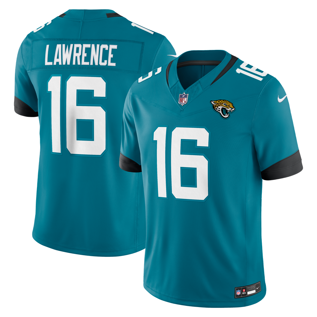 Trevor Lawrence Jacksonville Jaguars Vapor F.U.S.E. Stitched Limited Jersey - Teal