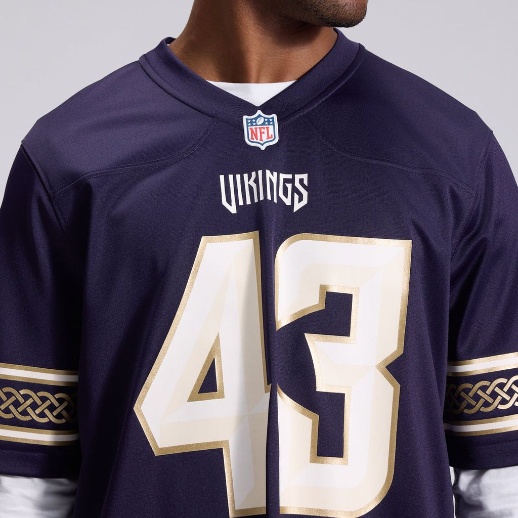 Andrew Van Ginkel Minnesota Vikings 2026 Rivalries Collection Game Jersey - Purple