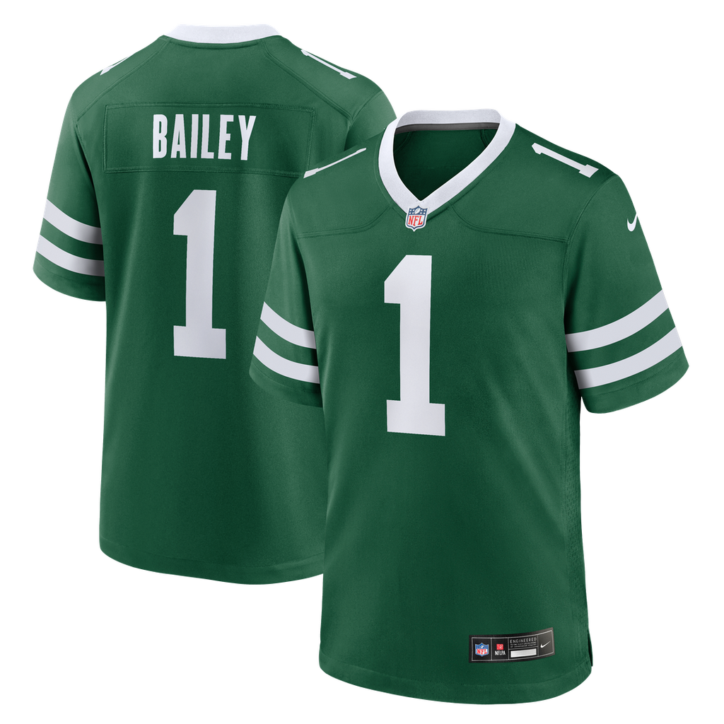 David Bailey New York Jets Game Jersey - Green