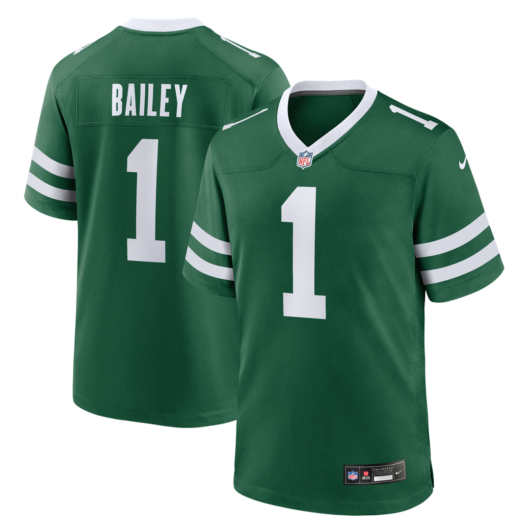 David Bailey New York Jets Alternate Game Jersey - Legacy Black
