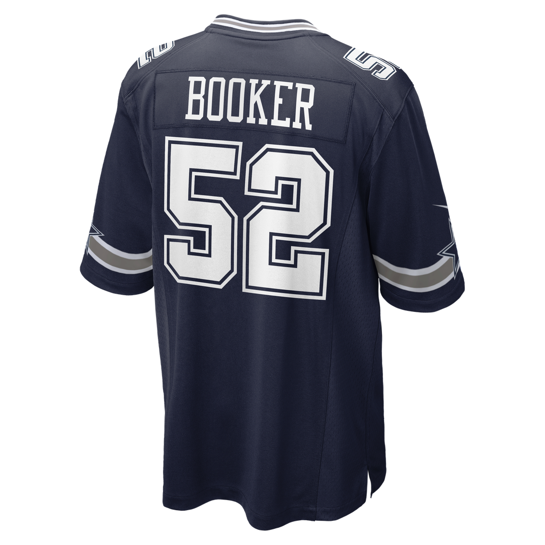 Tyler Booker Dallas Cowboys Game Jersey - Navy