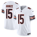 Rome Odunze Chicago Bears Vapor F.U.S.E. Stitched Limited Jersey - White