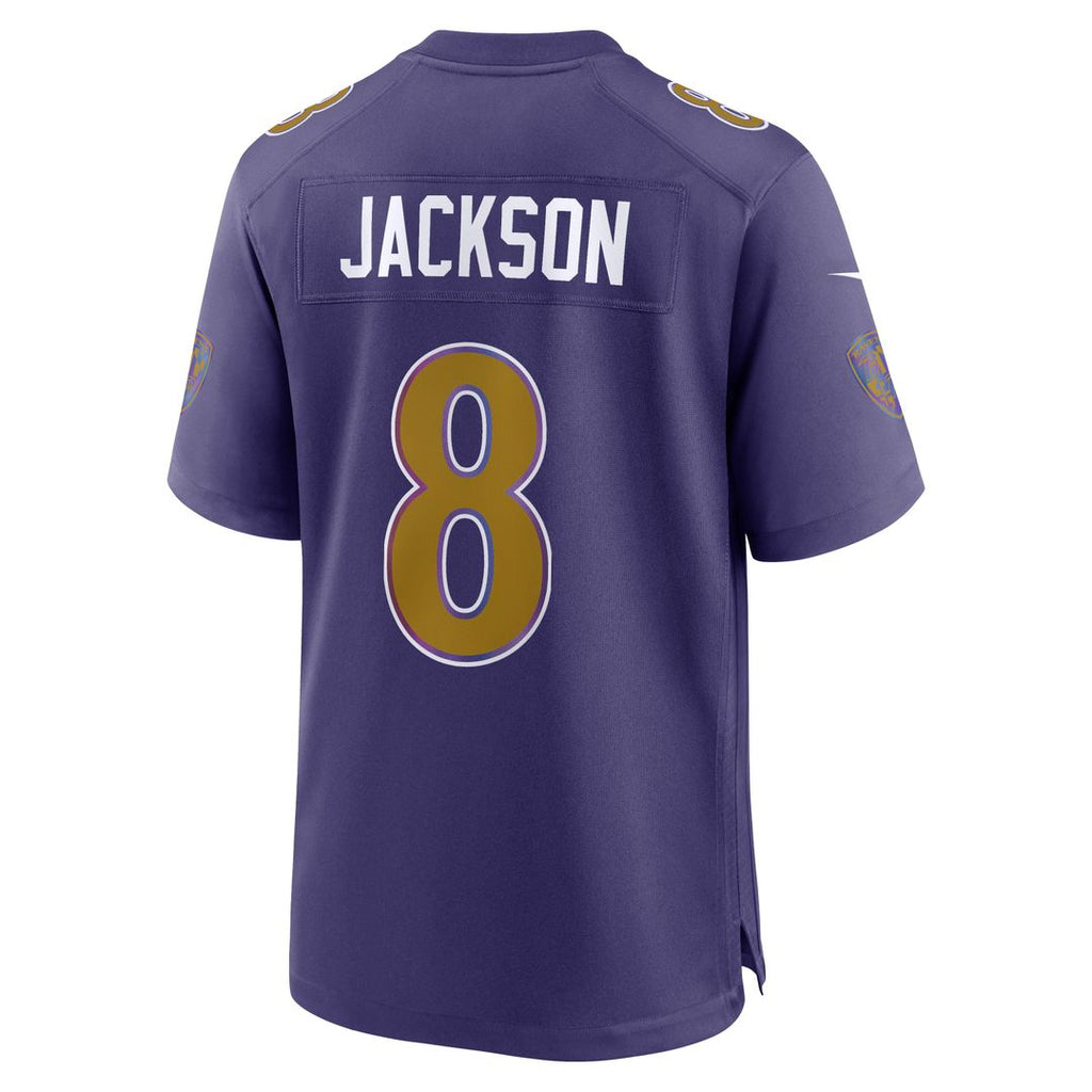 Lamar Jackson Baltimore Ravens Game Jersey - White