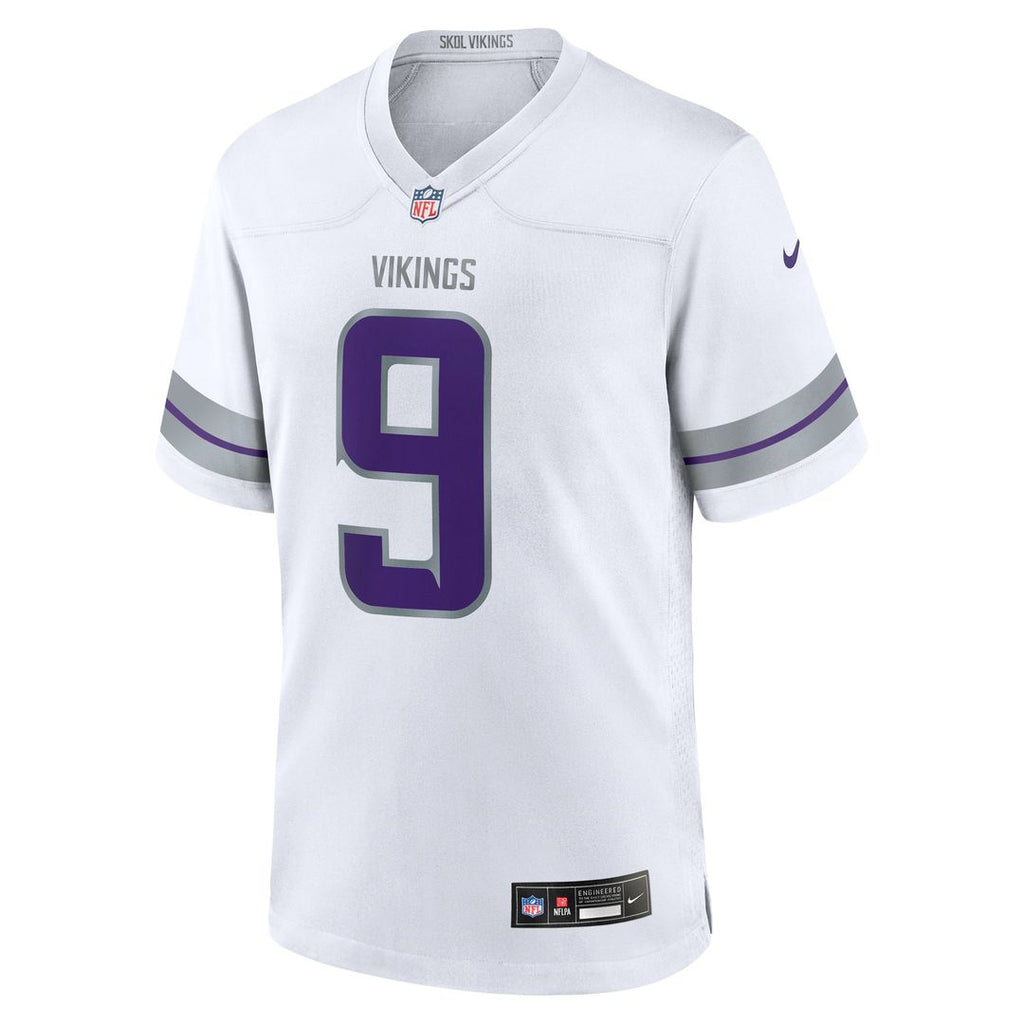 J.J. McCarthy Minnesota Vikings Game Jersey - Purple