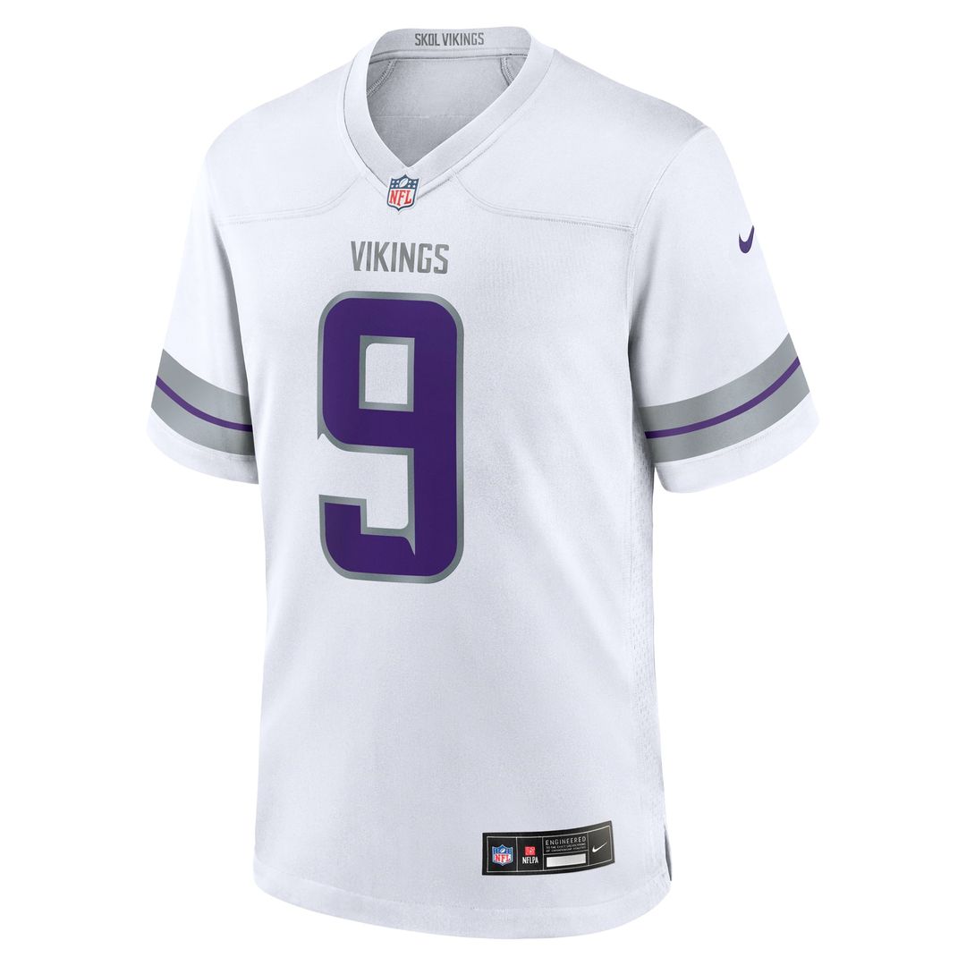 J.J. McCarthy Minnesota Vikings Game Jersey - Purple