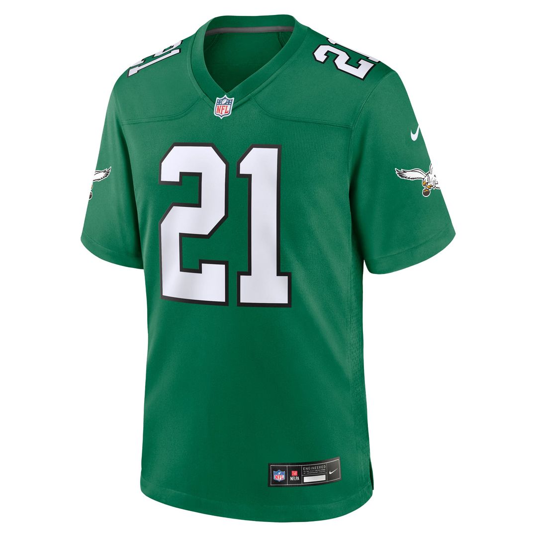 Eric Allen Philadelphia Eagles Alternate Game Jersey - Kelly Green