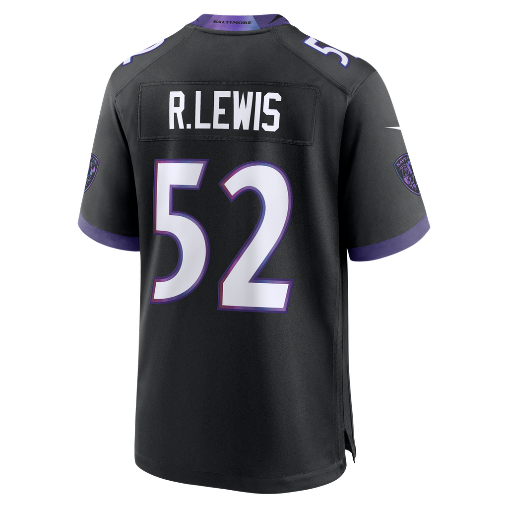 Ray Lewis Baltimore Ravens Alternate Game Jersey - Black