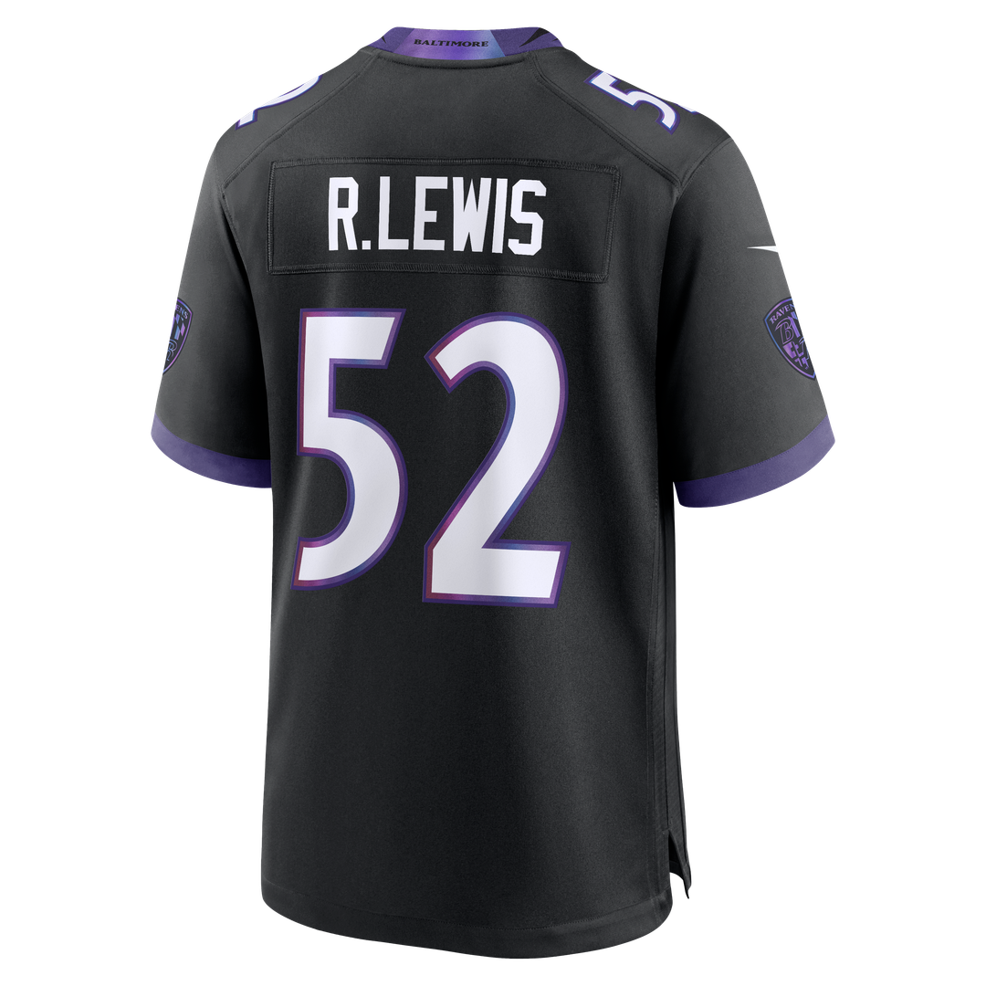 Ray Lewis Baltimore Ravens Alternate Game Jersey - Black