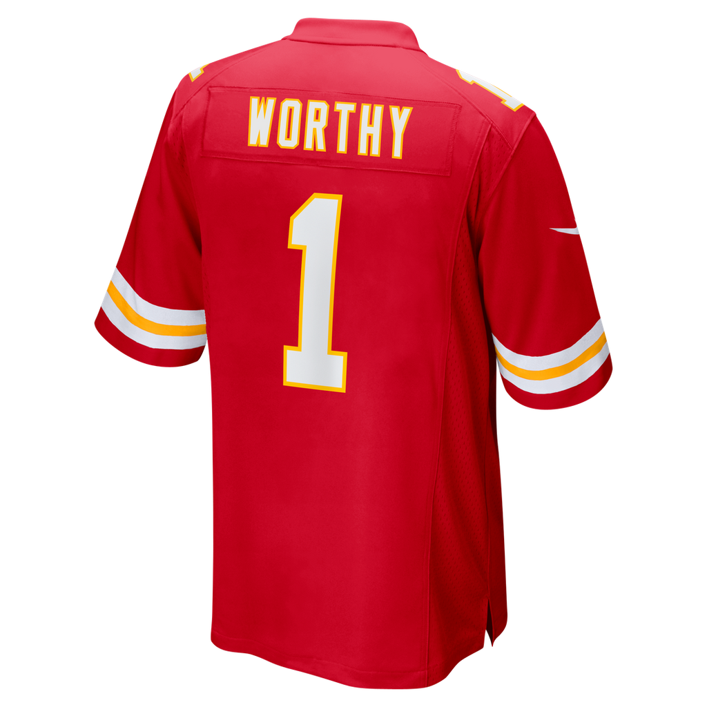 Xavier Worthy Kansas City Chiefs Game Jersey - Red