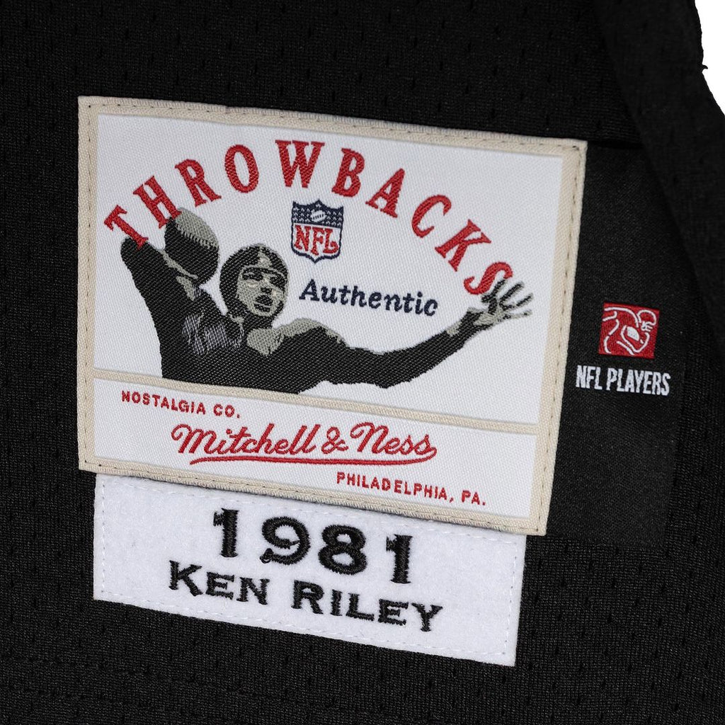 Ken Riley Cincinnati Bengals 1981 Authentic Throwback Jersey - Black