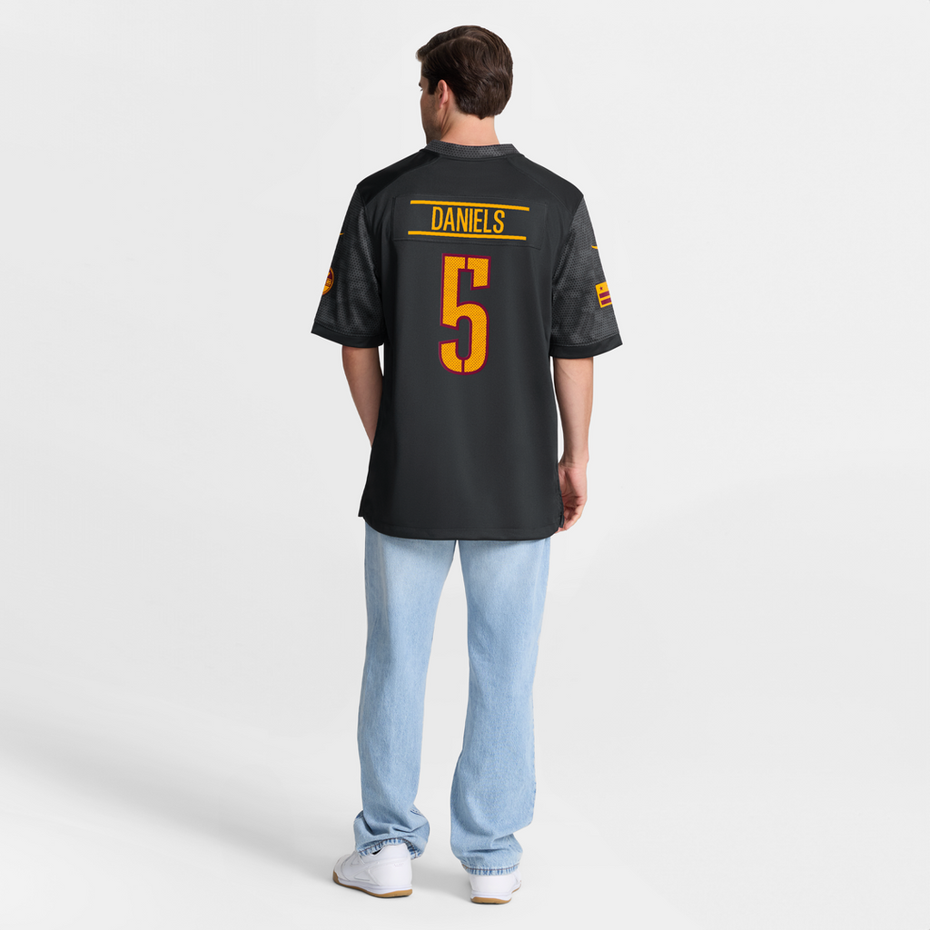 Jayden Daniels Washington Commanders Game Jersey - Burgundy