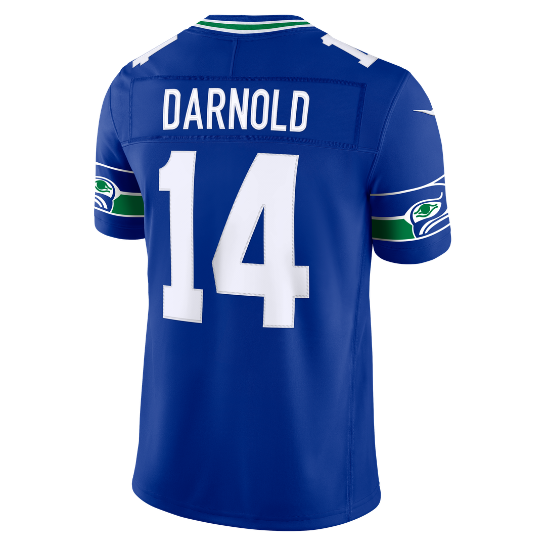 Sam Darnold Seattle Seahawks Alternate Vapor F.U.S.E. Stitched Limited Jersey - Royal Blue