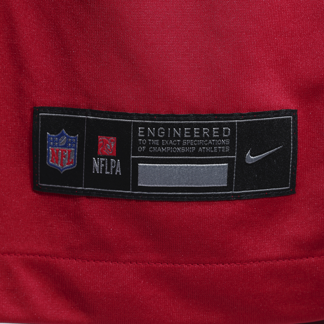 Mac Jones San Francisco 49ers Game Jersey - Scarlet