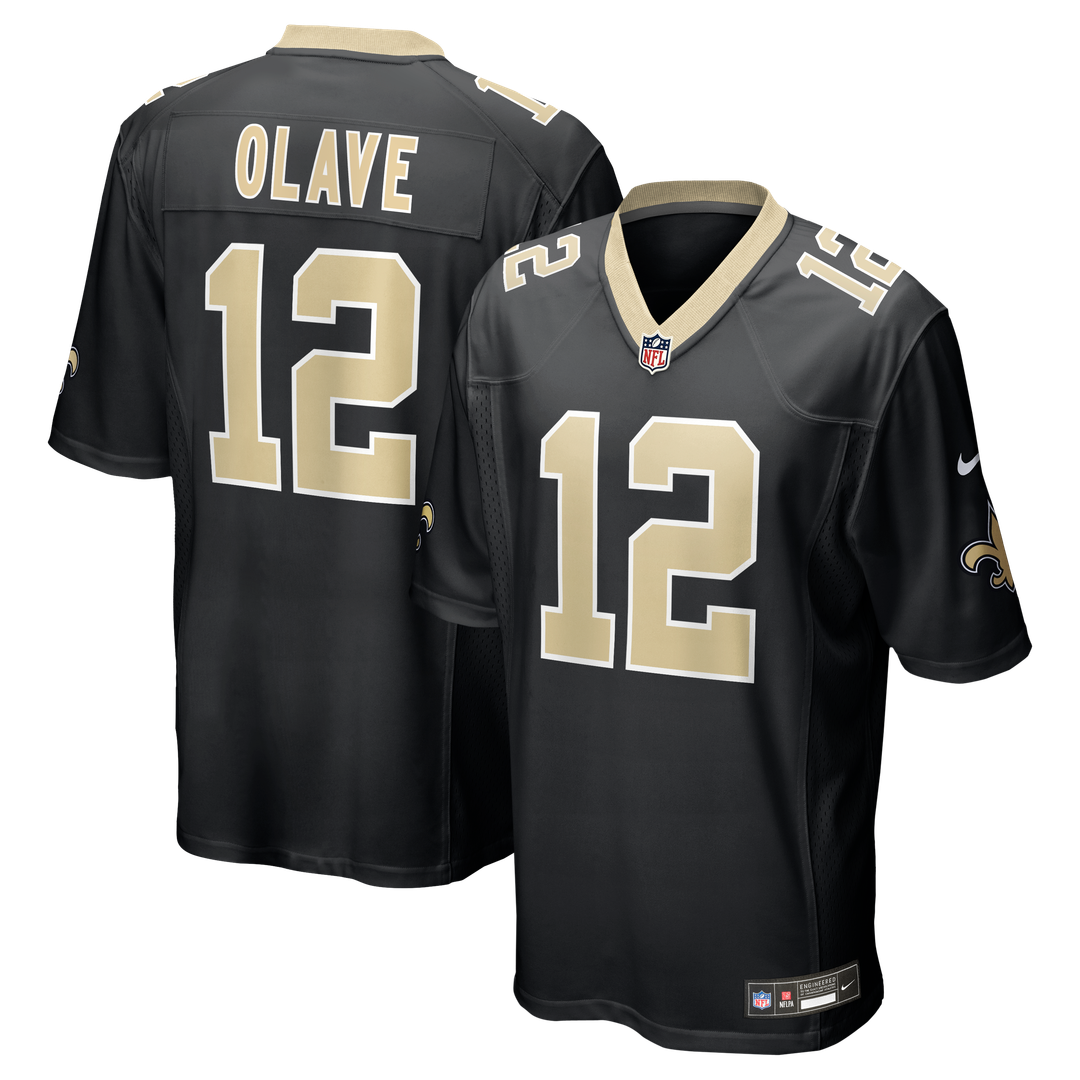 Chris Olave New Orleans Saints Game Jersey - Black