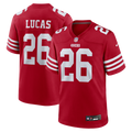 Chase Lucas San Francisco 49ers Game Jersey - Scarlet
