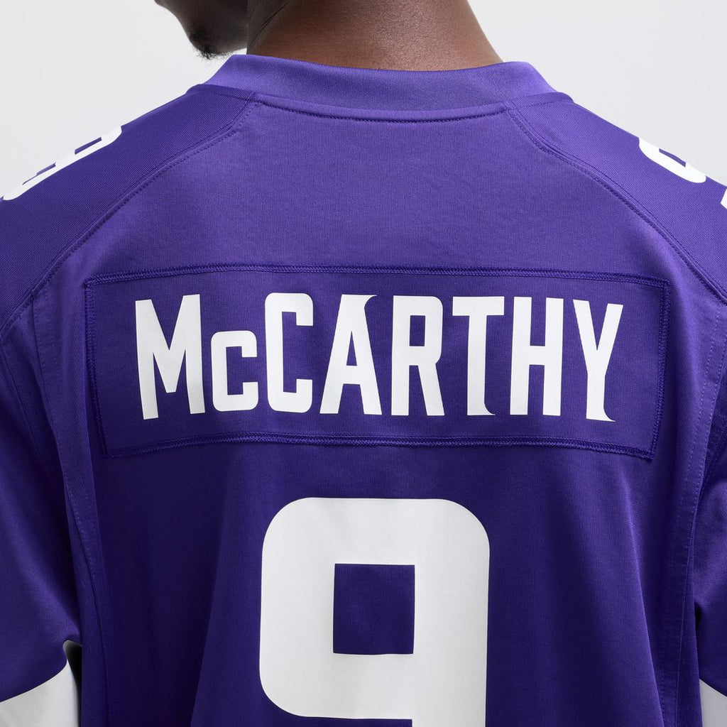 J.J. McCarthy Minnesota Vikings Alternate Game Jersey - White