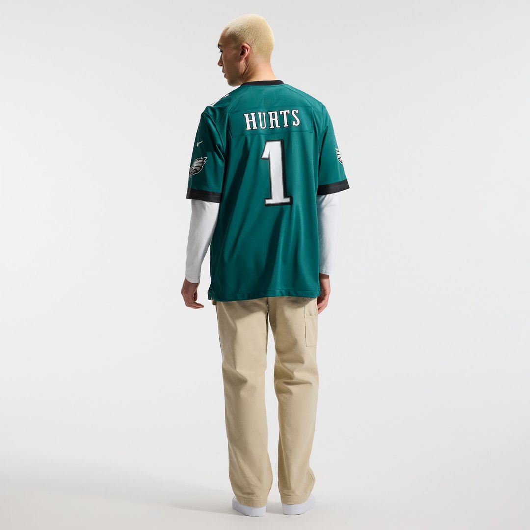 Jalen Hurts Philadelphia Eagles Alternate Game Jersey - Black