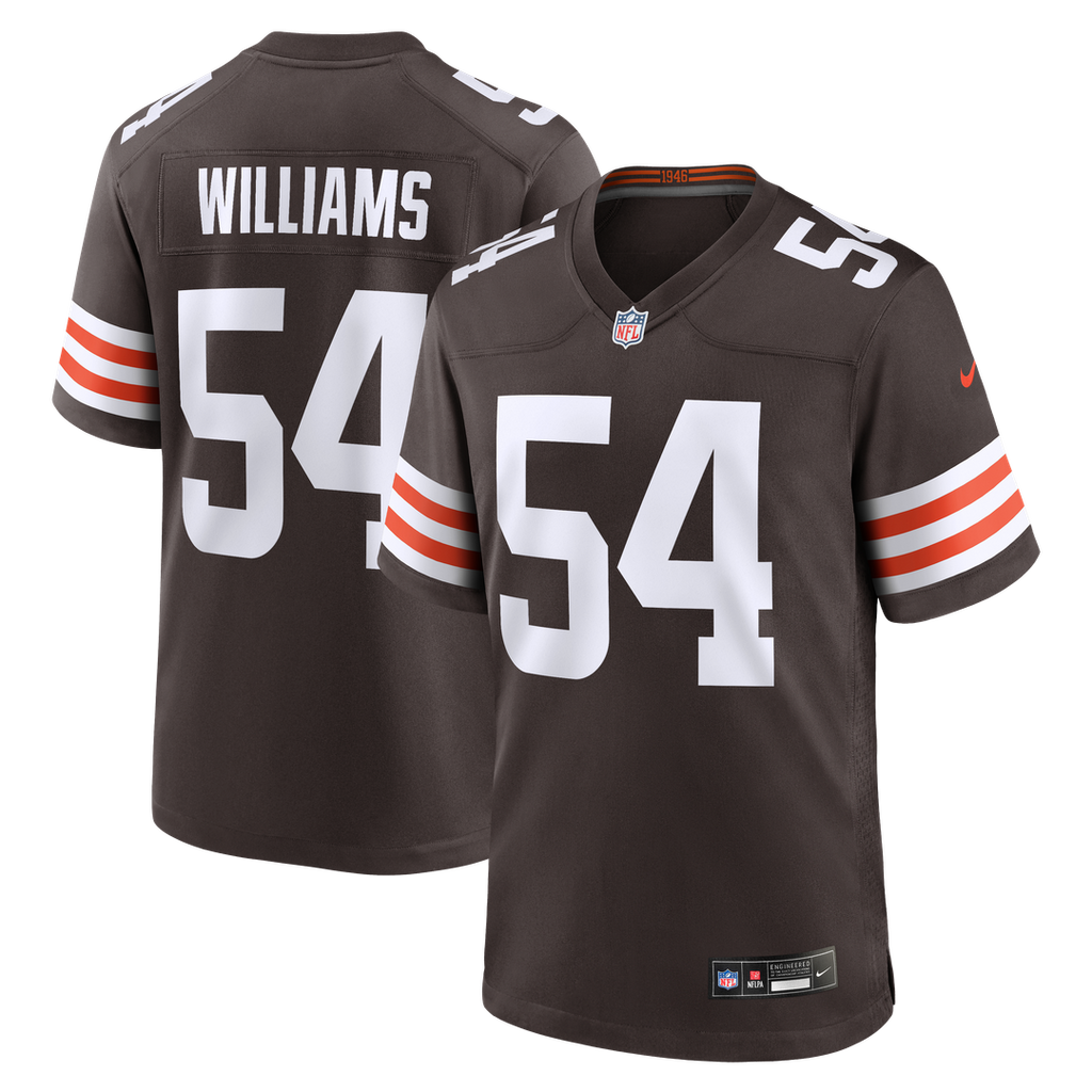 Sam Williams Cleveland Browns Game Jersey - Brown