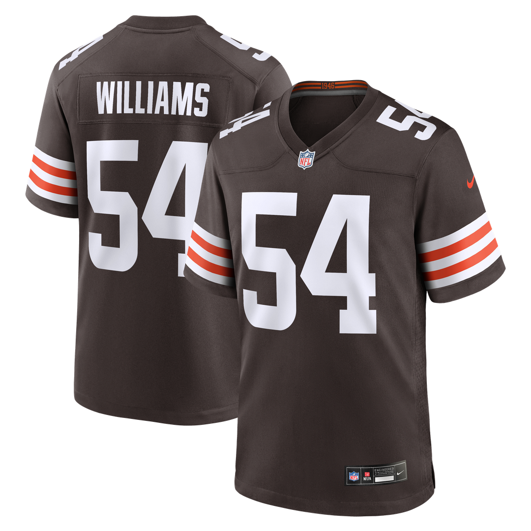 Sam Williams Cleveland Browns Game Jersey - Brown