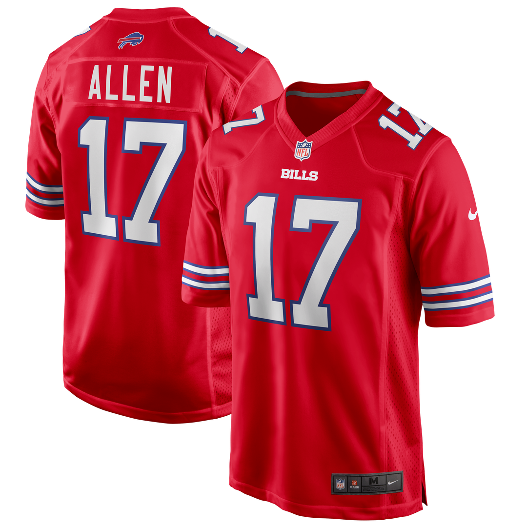 Josh Allen Buffalo Bills White Game Jersey - White
