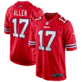 Josh Allen Buffalo Bills Alternate Game Jersey - Red