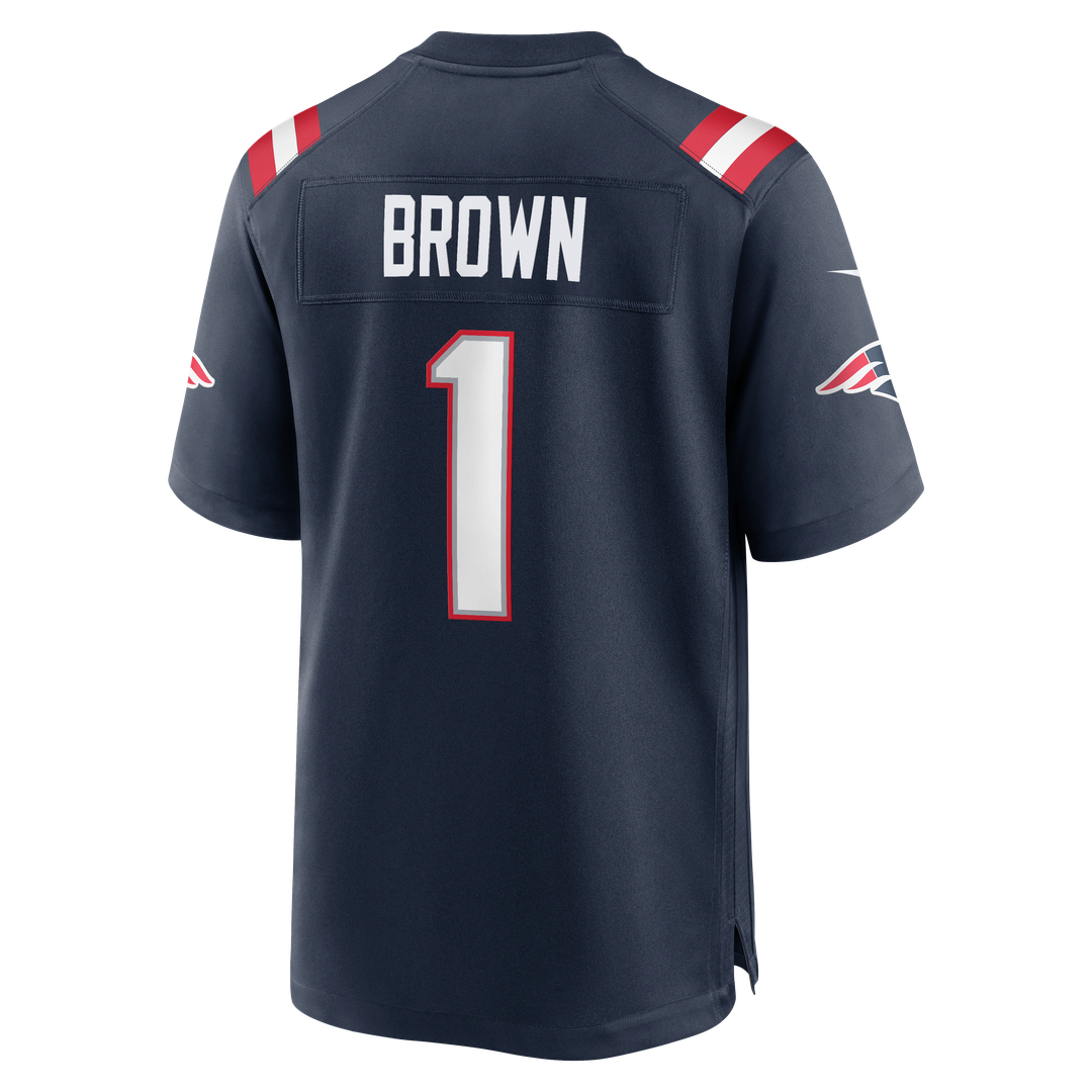 A.J. Brown New England Patriots Game Jersey - Red