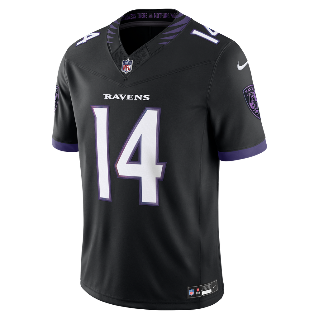 Kyle Hamilton Baltimore Ravens Vapor F.U.S.E. Stitched Limited Jersey - Purple