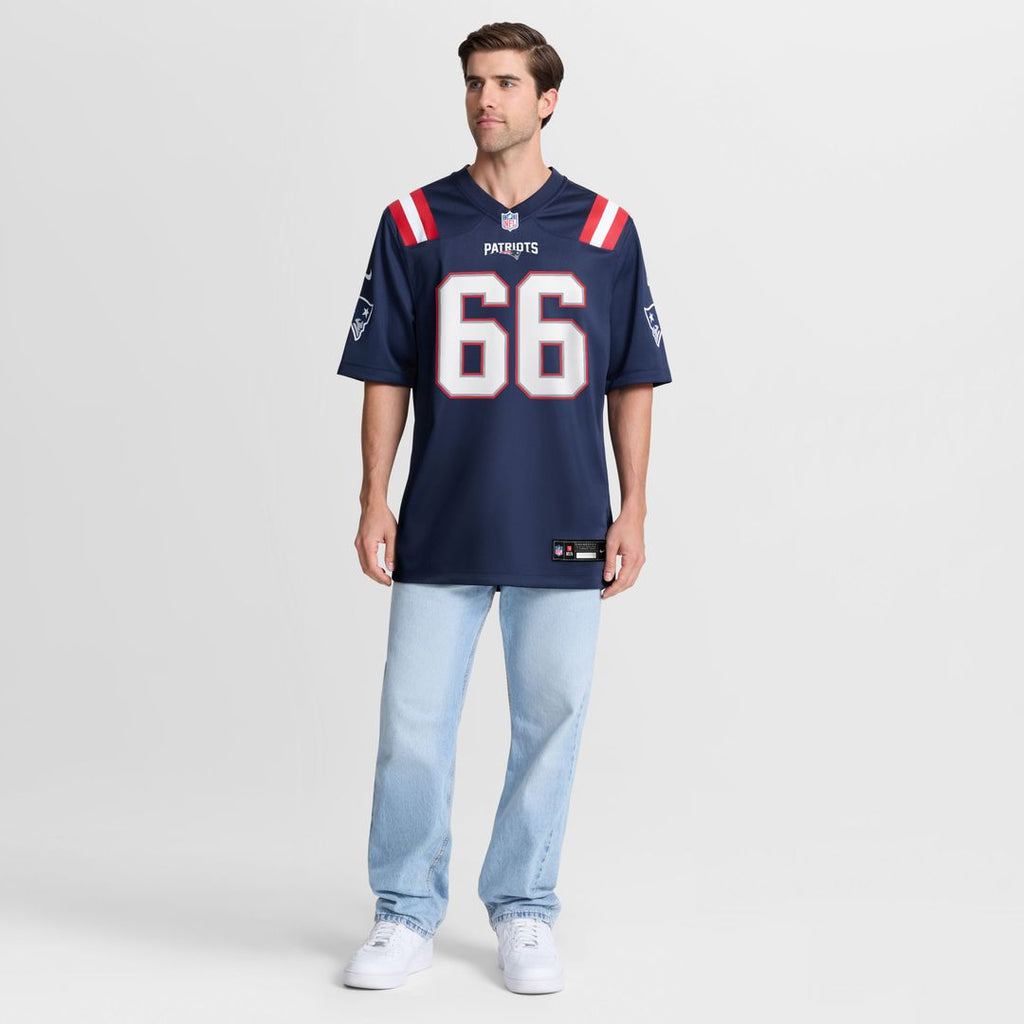 Will Campbell New England Patriots Game Jersey - Navy