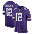 Max Brosmer Minnesota Vikings Game Jersey - Purple