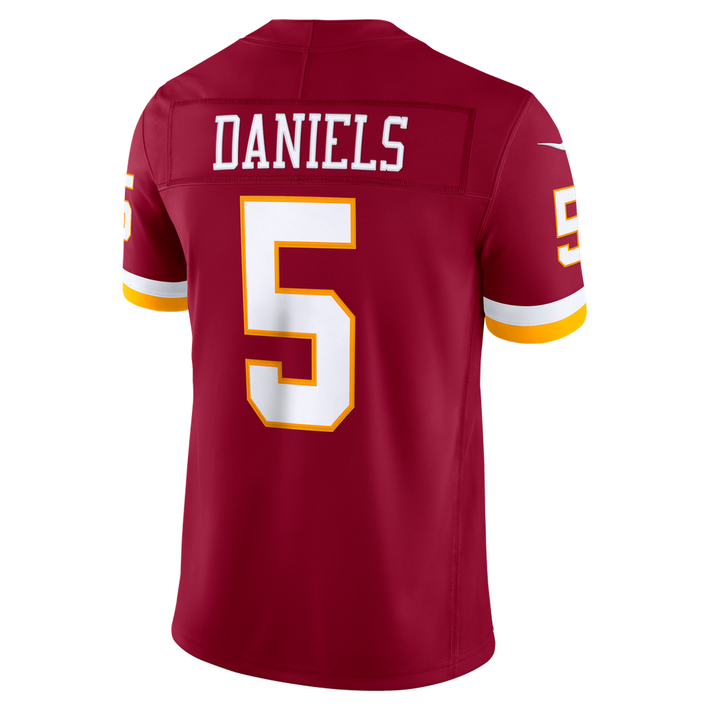 Jayden Daniels Washington Commanders Vapor F.U.S.E. Stitched Limited Jersey - White