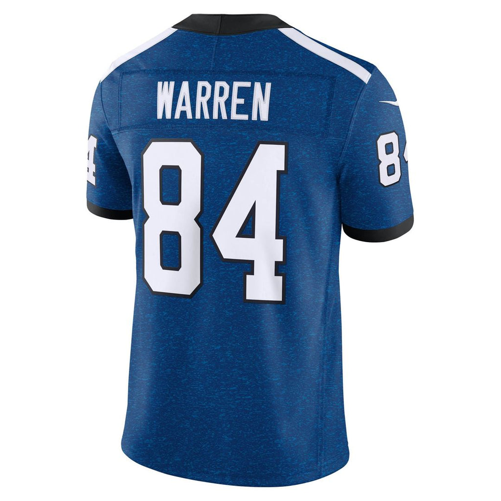 Tyler Warren Indianapolis Colts Alternate Indiana Nights Vapor F.U.S.E. Stitched Limited Jersey - Royal Blue