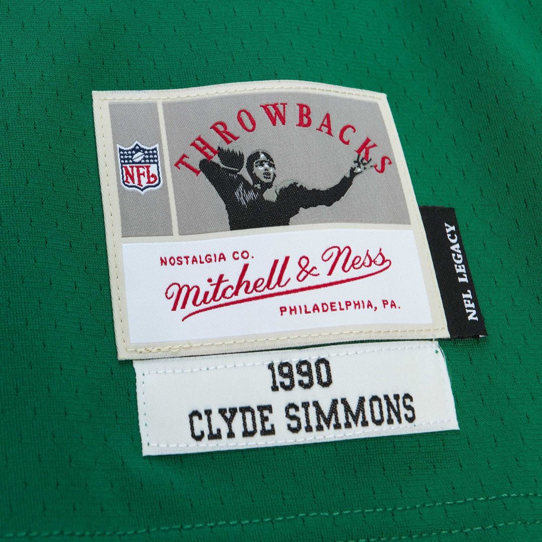 Clyde Simmons Philadelphia Eagles Legacy Replica Jersey - Kelly Green