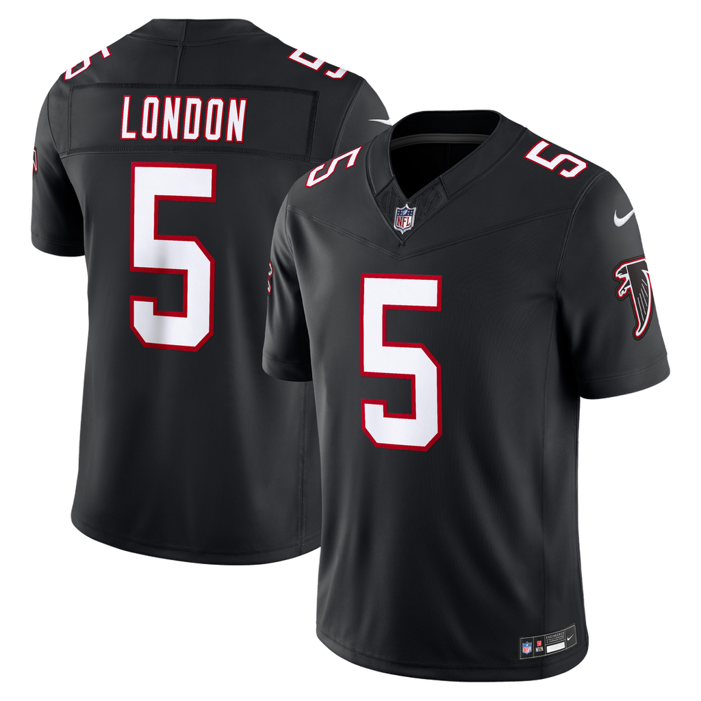 Drake London Atlanta Falcons Alternate Throwback Vapor F.U.S.E. Stitched Limited Jersey - Black