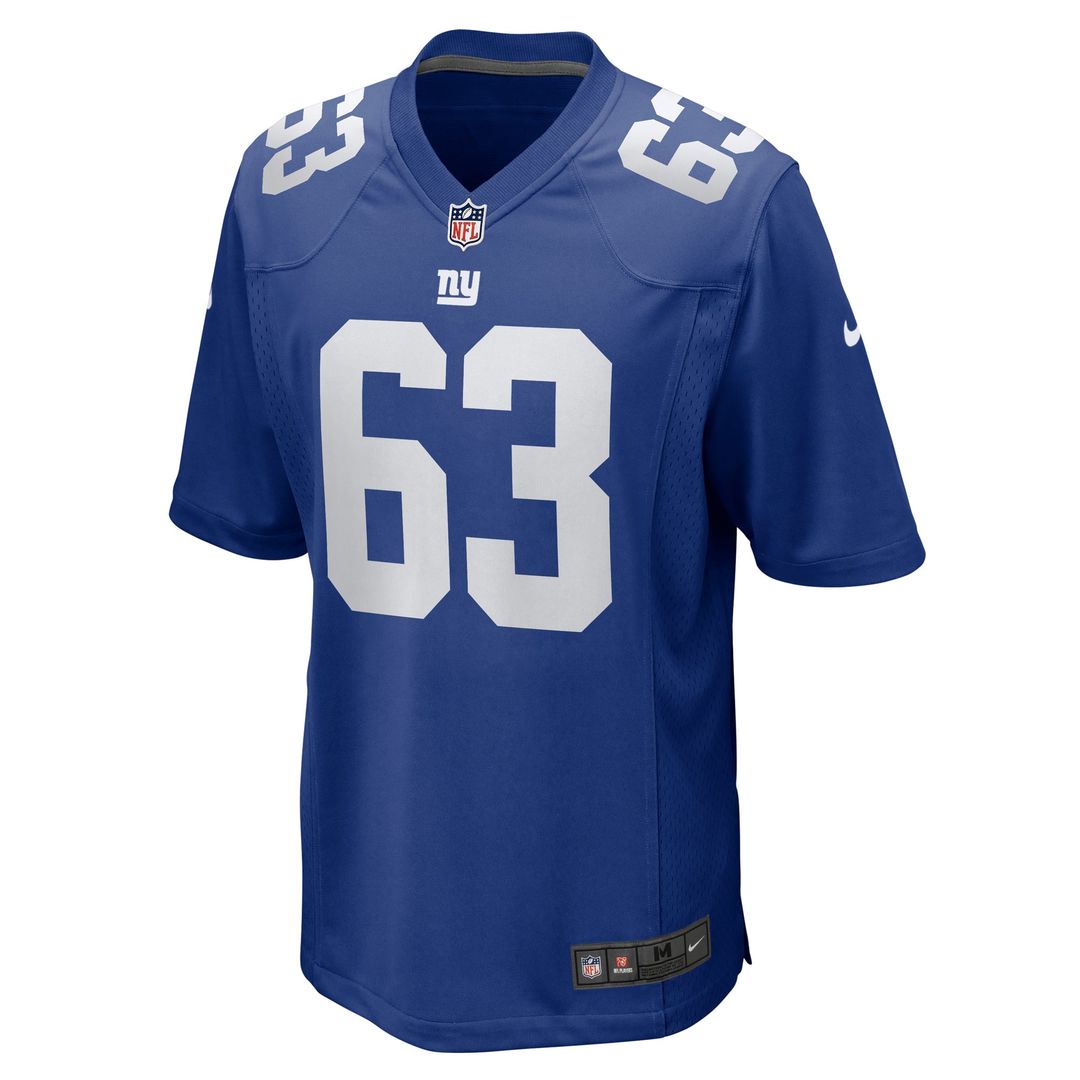 Jake Kubas New York Giants Game Jersey - Royal Blue