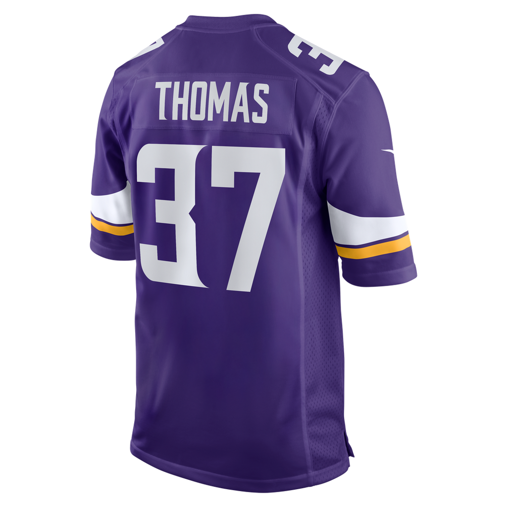 Tavierre Thomas Minnesota Vikings Game Jersey - Purple