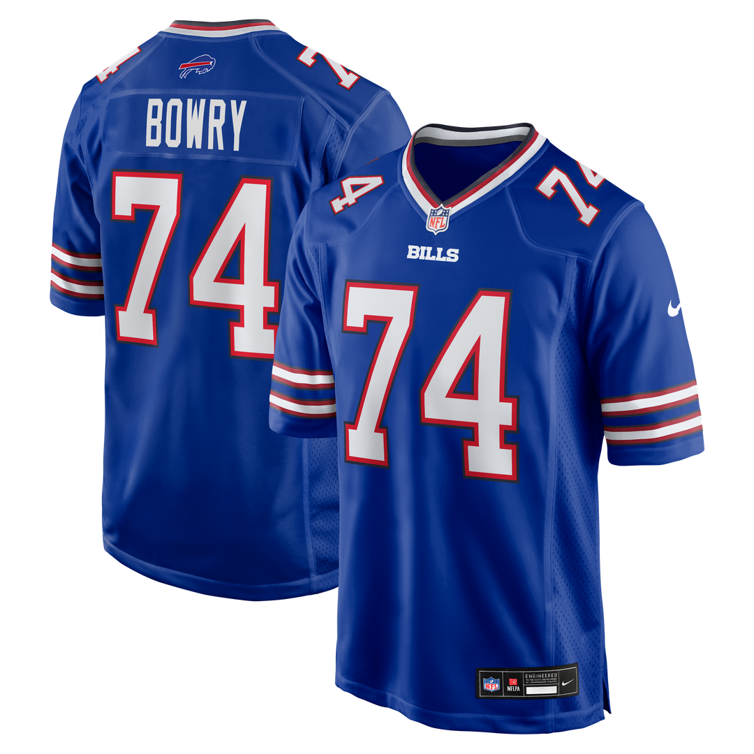 Jude Bowry Buffalo Bills Game Jersey - Royal Blue