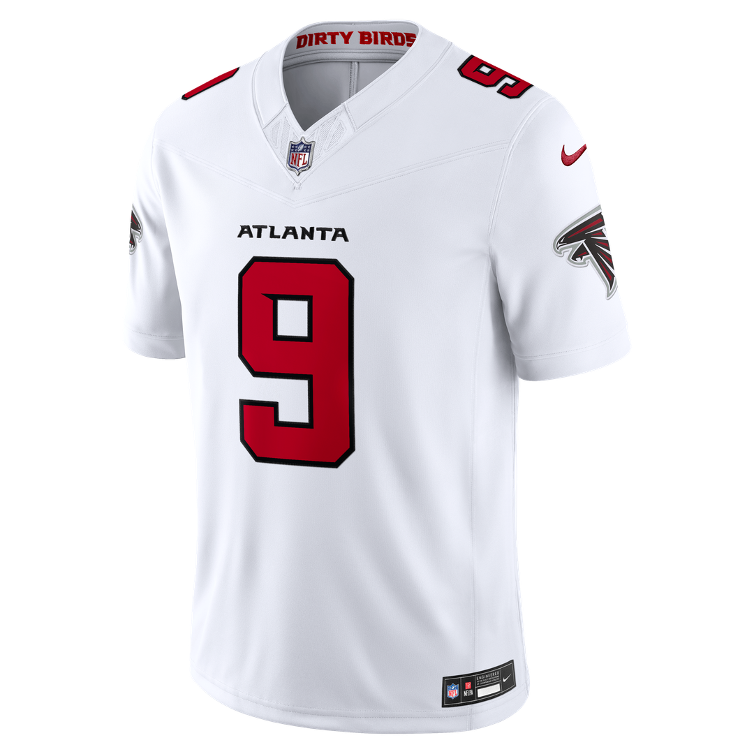 Michael Penix Jr. Atlanta Falcons Alternate Throwback Vapor F.U.S.E. Stitched Limited Jersey - Black