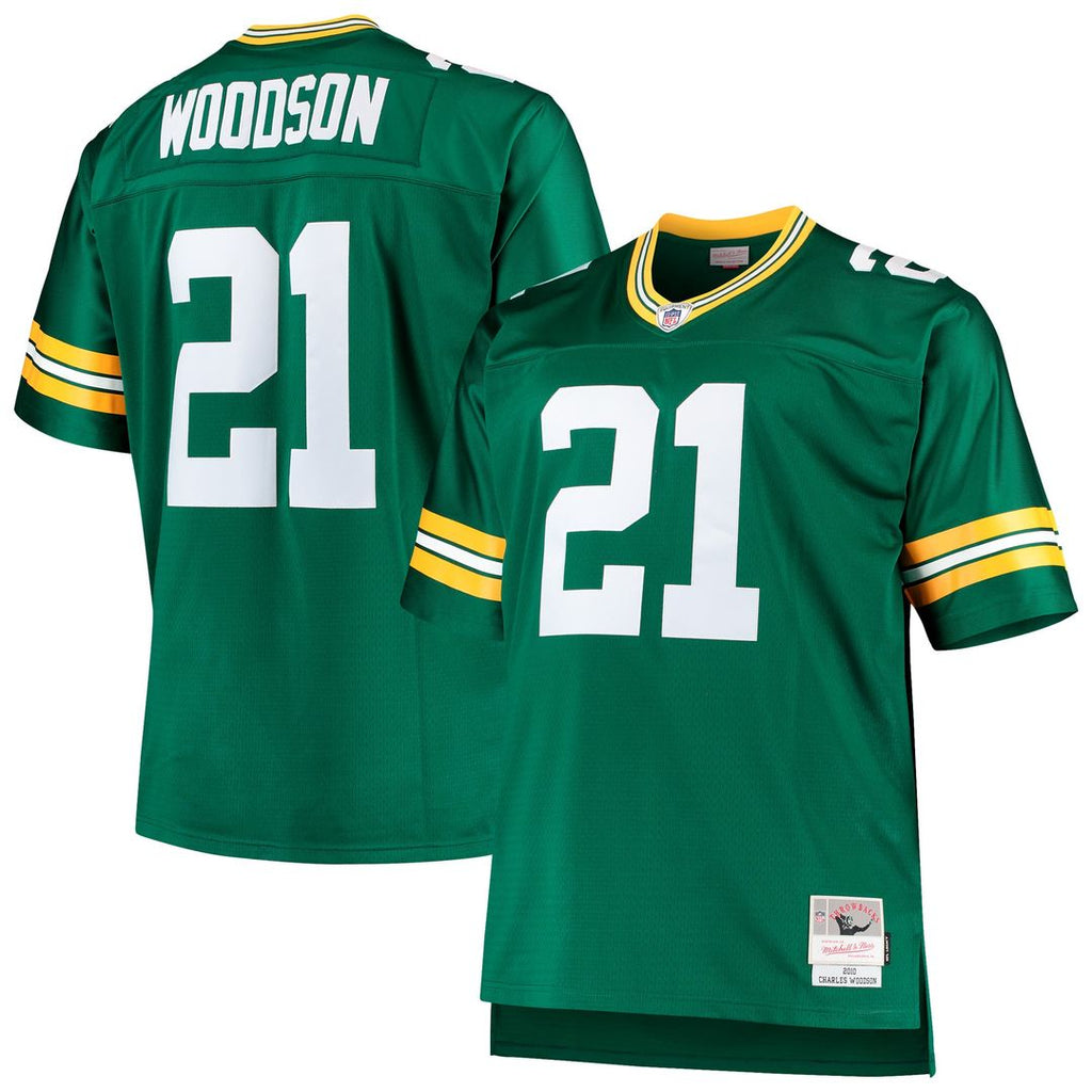Charles Woodson Green Bay Packers Big & Tall 2010 Replica Jersey - Green