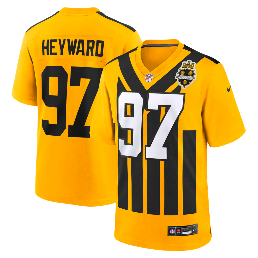 Cameron Heyward Pittsburgh Steelers Alternate 1933 Throwback Game Jersey - Gold