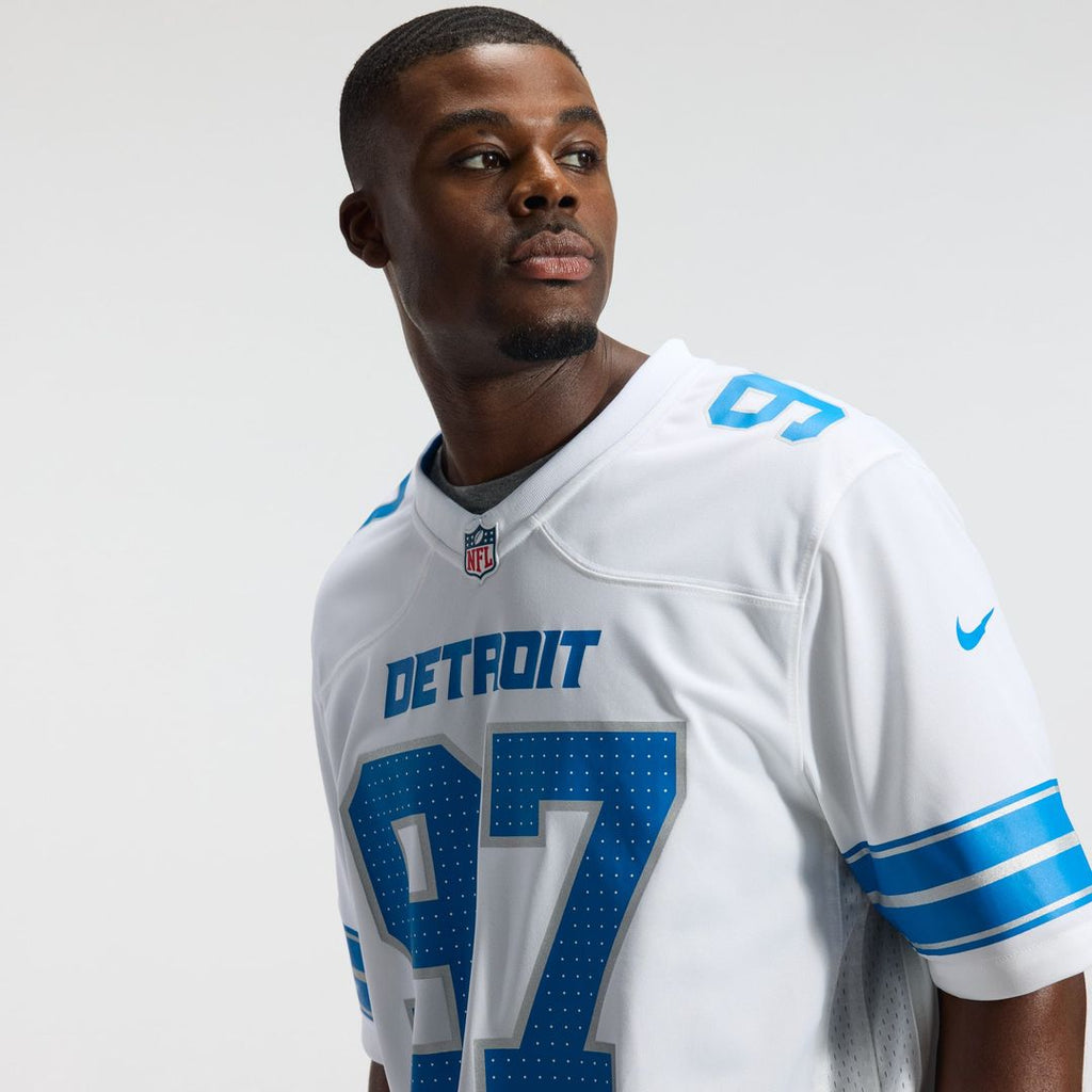 Aidan Hutchinson Detroit Lions Game Jersey - Blue