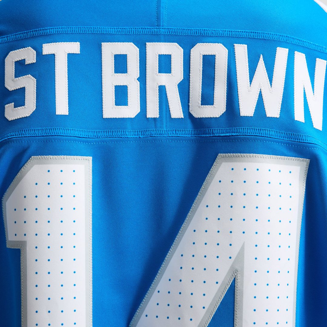 Amon-Ra St. Brown Detroit Lions Vapor F.U.S.E. Stitched Limited Jersey - White
