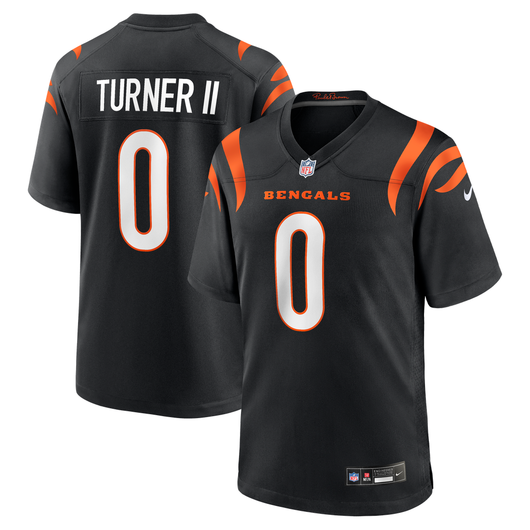 DJ Turner II Cincinnati Bengals Game Jersey - Black