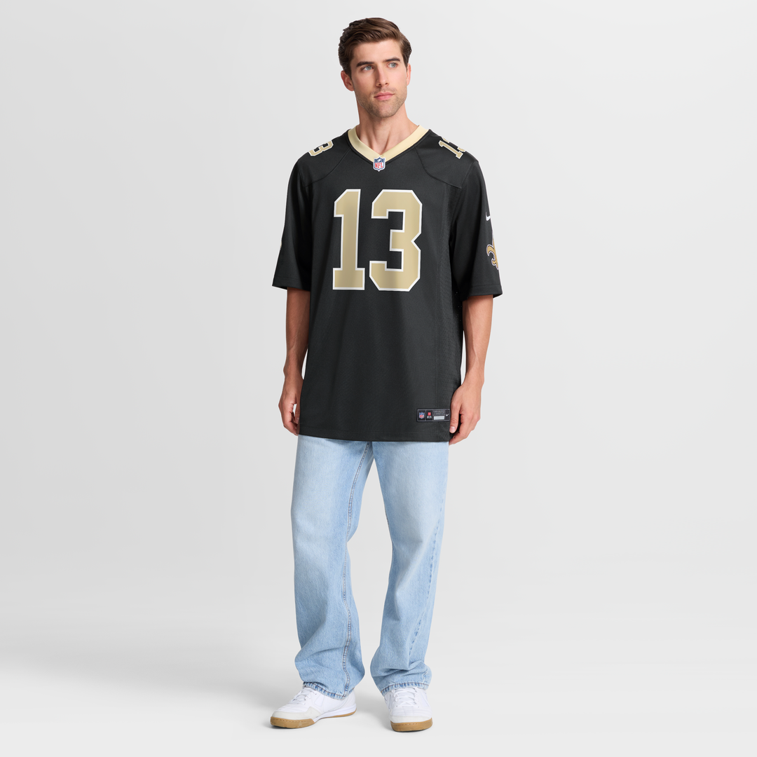 Velus Jones Jr. New Orleans Saints Game Jersey - Black
