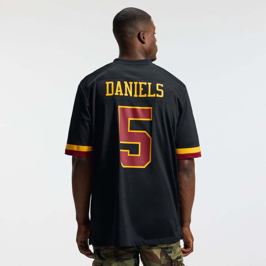 Hail Raiser Jayden Daniels Washington Commanders Alternate Game Jersey - Black