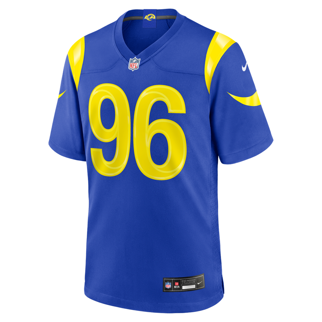 Tim Keenan III Los Angeles Rams Game Jersey - Royal Blue