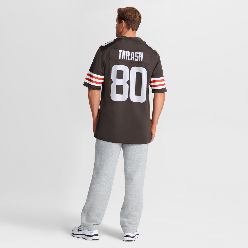 Jamari Thrash Cleveland Browns Game Jersey - Brown
